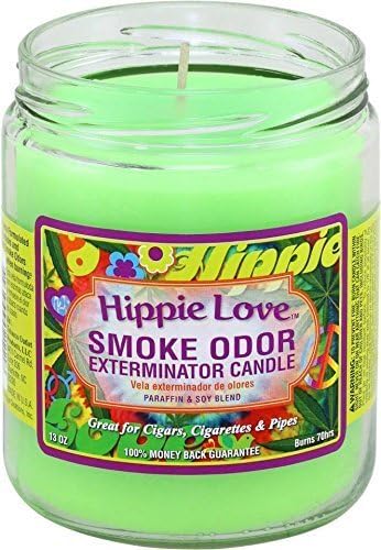 Smoke Odor Exterminator 13oz Candle Hippie Love