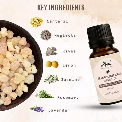 Organic Frankincense Essential Oil - 15ml for Diffusers and Massage
