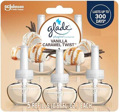 Glade Plug In Refills Vanilla Caramel Twist 5 Count