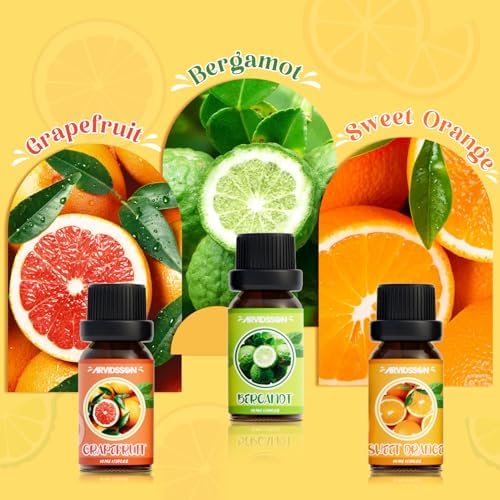 ARVIDSSON Citrus Essential Oil Set for Diffuser