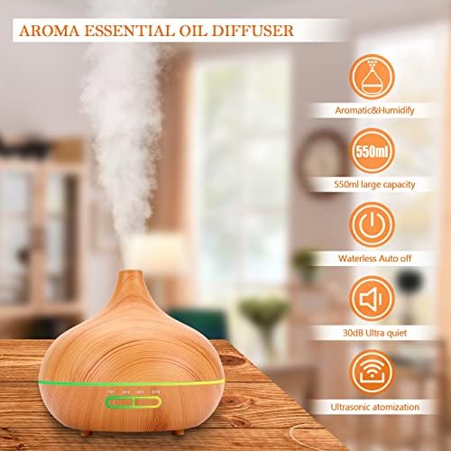 550 ML Aromatherapy Diffuser with Remote Control