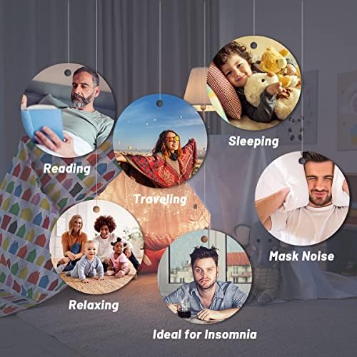 EasyHome Sleep Sound Machine with 30 Sounds and Night Light
