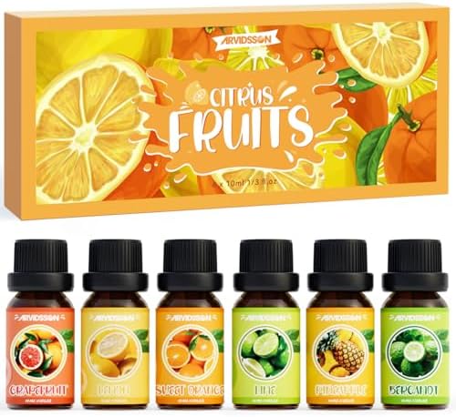 ARVIDSSON Citrus Essential Oil Set for Diffuser