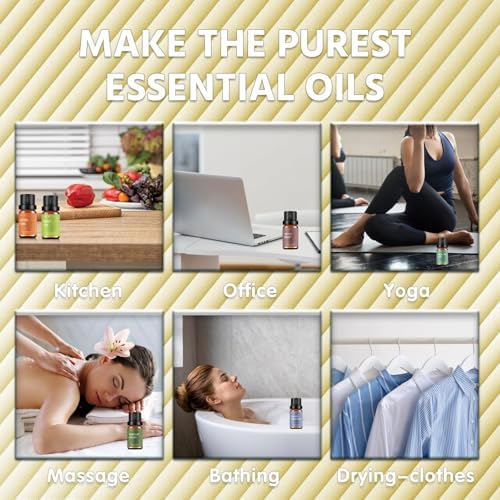 Premium Hotel Fragrance Oil Set for Diffusers - 6x10ml
