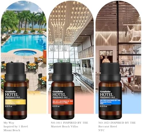 Hotel Collection Diffuser Oil Gift Set - 6Pcs Essential Oils
