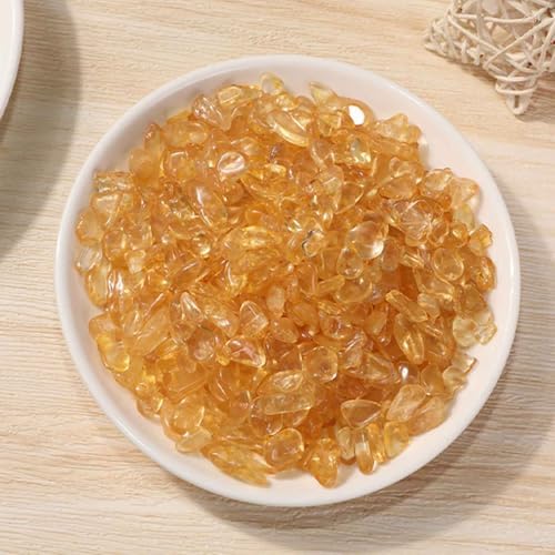 22LB Citrine Crystal Chips for Chakra Balancing and Decor