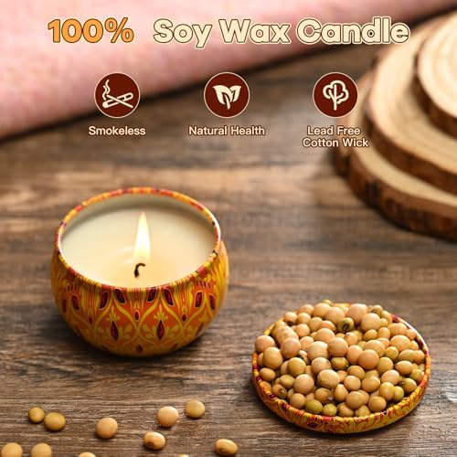 Obisesio Scented Candle Set 12 Pack for Home Aromatherapy