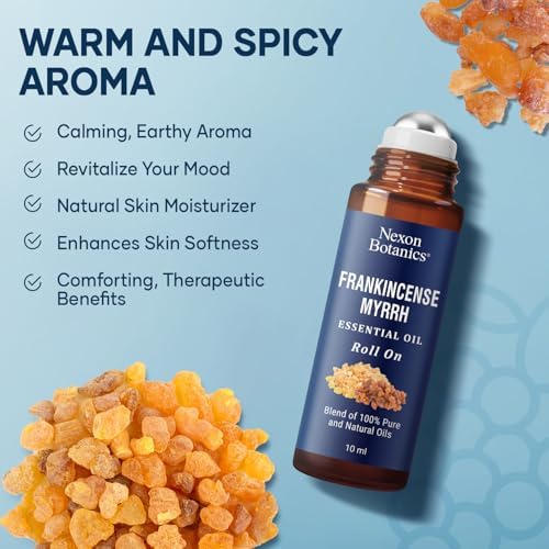 Frankincense Myrrh Essential Oil Roll-On 10ml