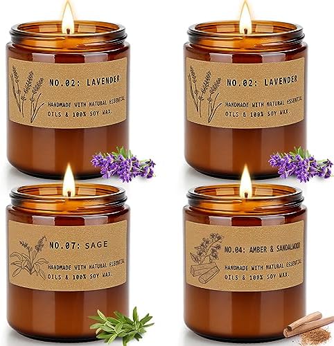 YINUO LIGHT Aromatherapy Candles Set for Stress Relief and Relaxation