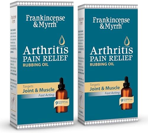 Frankincense and Myrrh Arthritis Pain Relief Oil - 2 Pack
