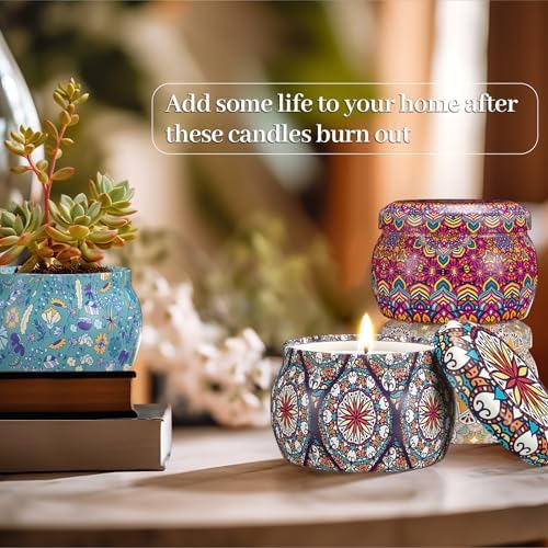 TranquilBliss Scented Candle Set 4 Pack