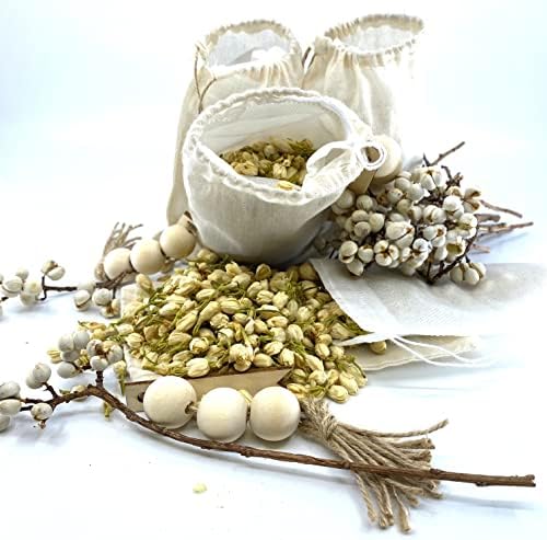 100 Naturally Dried Jasmine Flowers Gift Bag