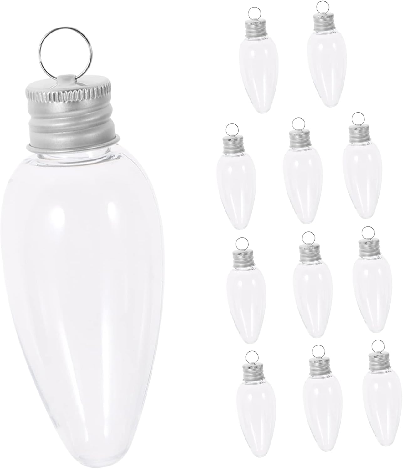 12pcs Bulb Shape Candy Containers for Parties and Weddings