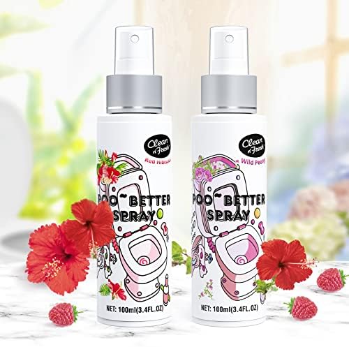 Clean-n-Fresh Toilet Spray 68 Oz Hibiscus Scent 2 Pack