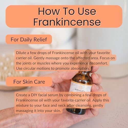 Vitality Frankincense Essential Oil 10ml for Skin and Calm