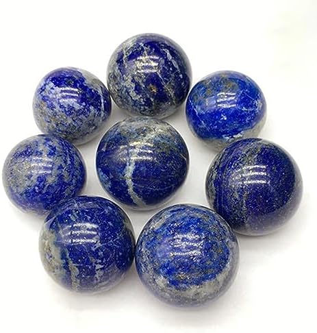 Lapis Lazuli Crystal Healing Ball with Wood Stand
