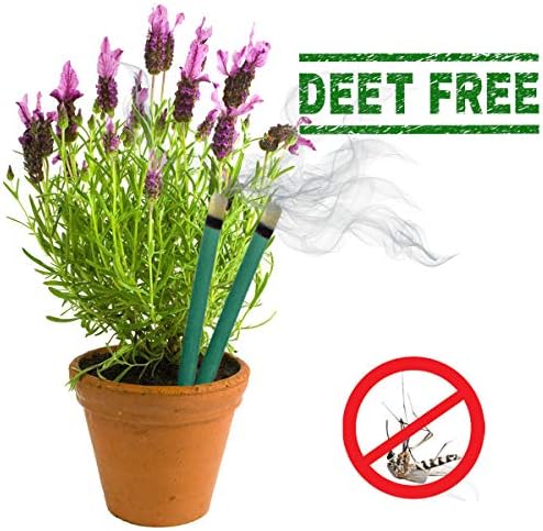 W4W Mosquito Repellent Sticks - Extra Thick 10-12 ft Coverage 3 Pack