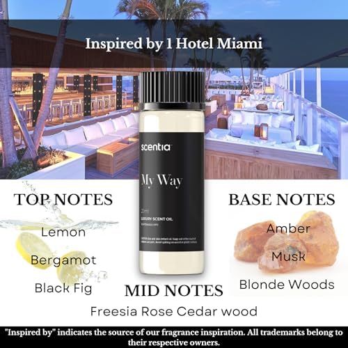 Scentia Hotel Diffuser Oil Set - 3 x 20ml Luxury Fragrance Collection