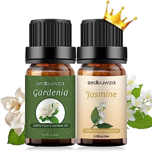 Sedbuwza Gardenia Jasmine Essential Oil Set 2 x 10 ml