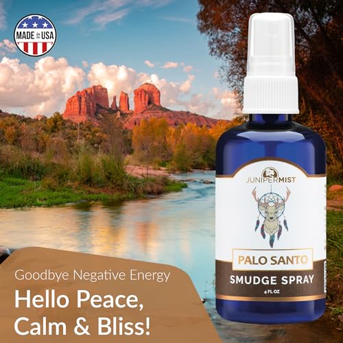Palo Santo and Sage Smudge Spray 4oz Grounding Clarity