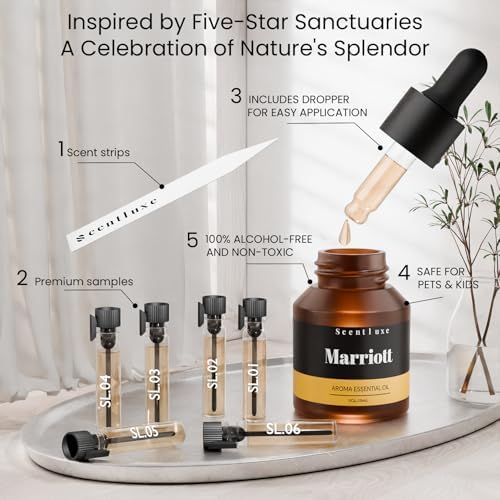 Luxury Hotel-Inspired Essential Oil Blend - Bitter Orange Jasmine Lily of the Valley