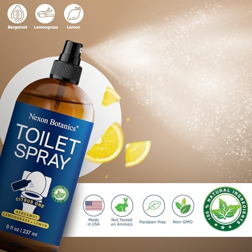 Citrus One Toilet Spray 8 Fl Oz - Natural Bathroom Odor Eliminator