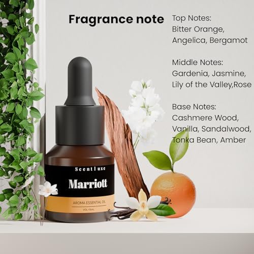 Luxury Hotel-Inspired Essential Oil Blend - Bitter Orange Jasmine Lily of the Valley