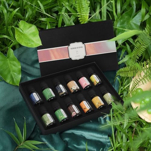 Serravine 12 Essential Oils Set for Diffusers