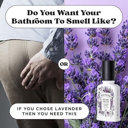 Poo-Pourri Before-You-Go Toilet Spray Lavender Vanilla 4 Fl Oz