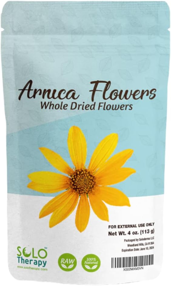 Solo Therapy Arnica Dried Whole Flowers 4 oz