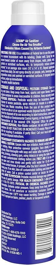 Ozium 8 Oz Air Sanitizer 2 Packs Country Fresh