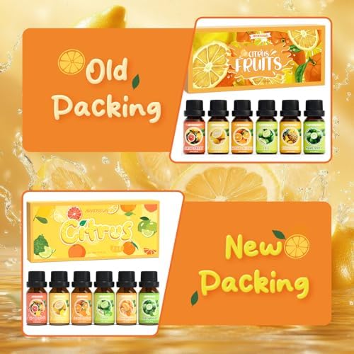 ARVIDSSON Citrus Essential Oil Set for Diffuser