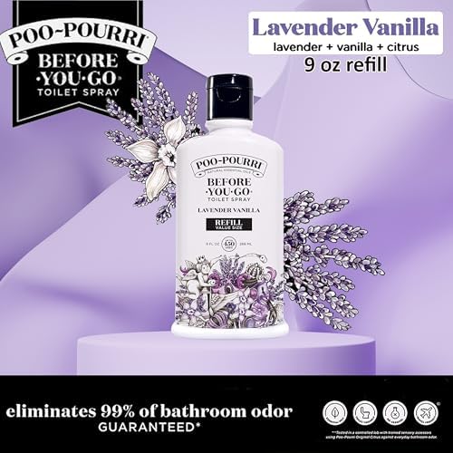 Poo-Pourri Lavender Vanilla Toilet Spray 9 Fl Oz