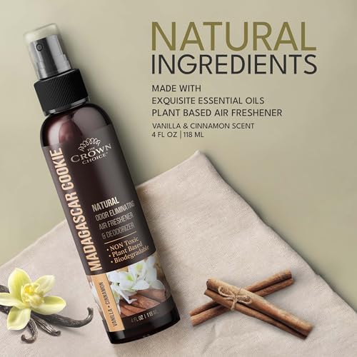 The Crown Choice Vanilla Cinnamon Air Freshener Spray 2PK
