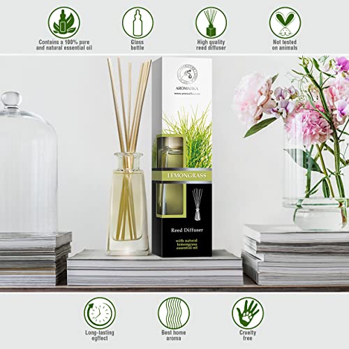 Lemongrass Diffuser with Essential Oil 34 Fl Oz