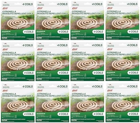 PIC Citronella Mosquito Repellent Coils 12 Packs