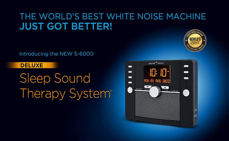 Sound Oasis Deluxe Bluetooth Sleep Tinnitus Sound Machine