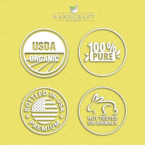 Handcraft Blends Organic Lemon Essential Oil 1 Fl Oz