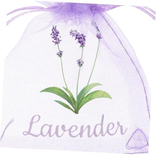 Cabilock Lavender Sachet Bags 20pcs Empty Drawstring Pouches for Herbs and Spices