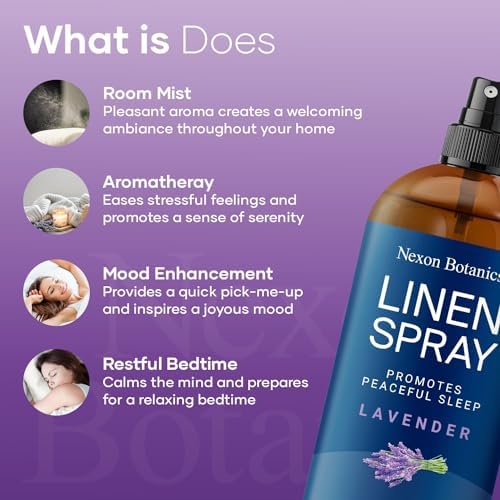 Lavender Linen Spray 8 fl oz - Aromatherapy Fabric Refresh
