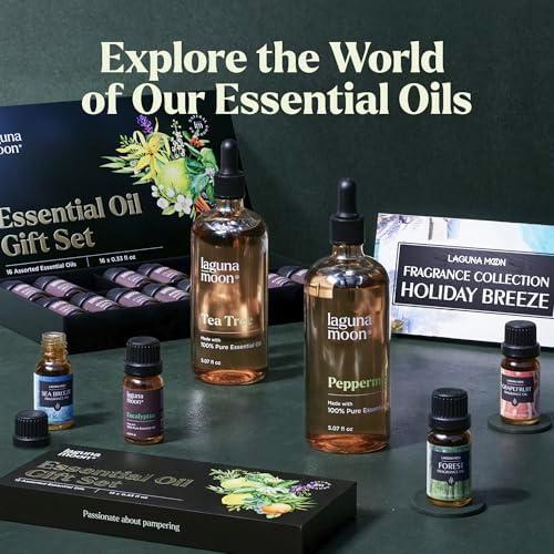 Lagunamoon Essential Oils Set 6 Blends 10mL
