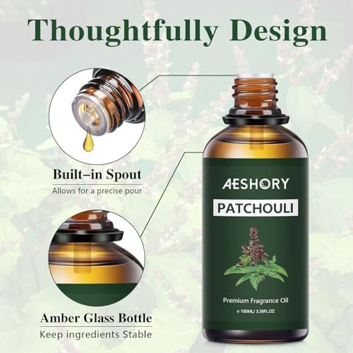 Aeshory Patachouli Essential Oil 338 FL OZ
