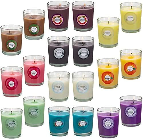 20 Pack Soy Wax Aromatherapy Candles