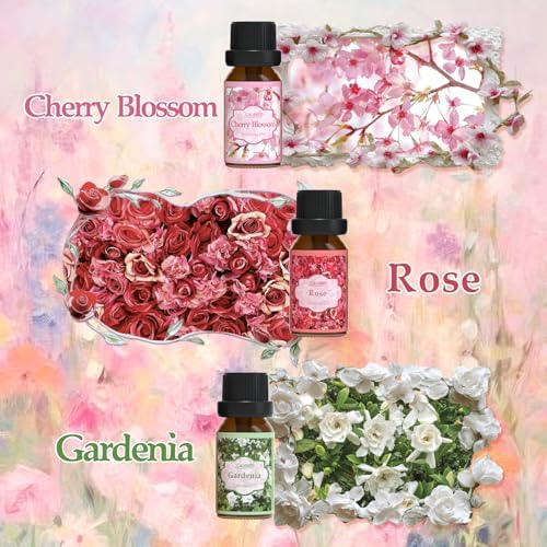 Salubrito 6 Piece Floral Essential Oil Set