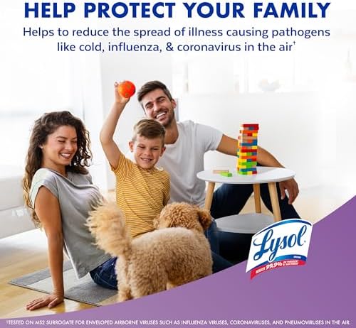 Lysol Air Sanitizer Spray with Lavender Sky Scent 10 oz Pack of 3