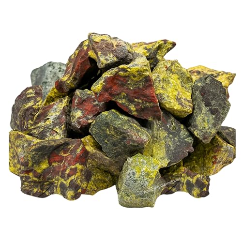 Amazing Gemstone Dragon Bloodstone Raw Crystal Healing Stone