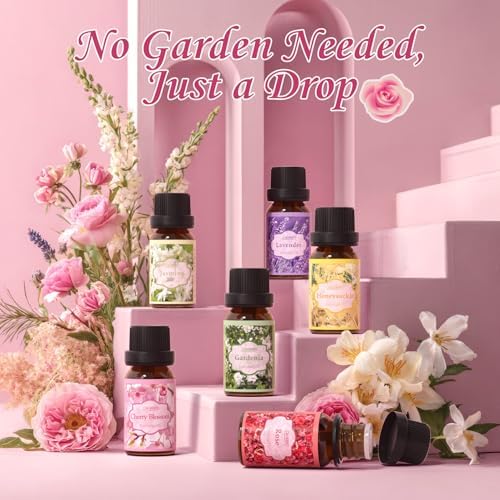 Salubrito 6 Piece Floral Essential Oil Set