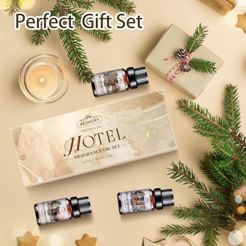 Hotel Diffuser Oil Gift Set - 6x10ml Luxury Scent Blends