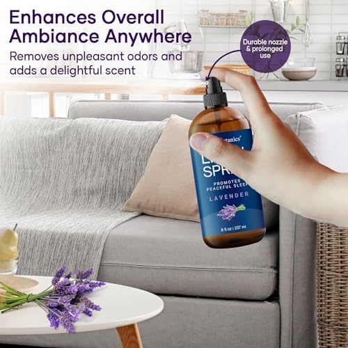 Lavender Linen Spray 8 fl oz - Aromatherapy Fabric Refresh
