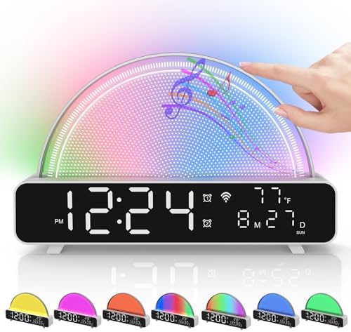 Zerain Sound Machine Sunrise Alarm Clock with White Noise